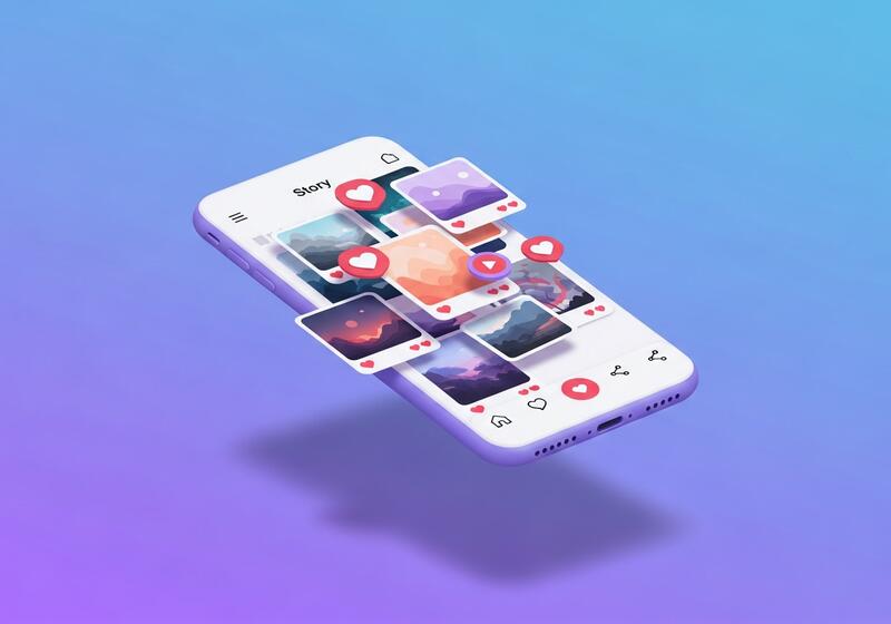 Social Moments app concept