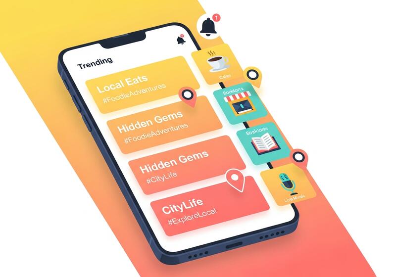 Daily Discovery Feed app concept
